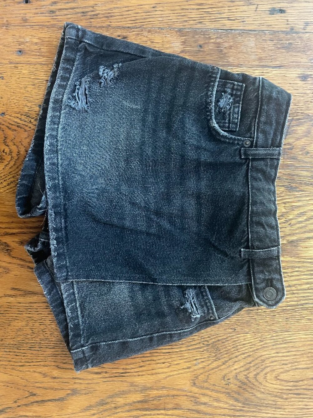 Zara Girls Black Jean Skort